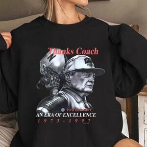 Crewneck Style Nebraska Cornhuskers Sweater, Tom Osborne 90S Sweater